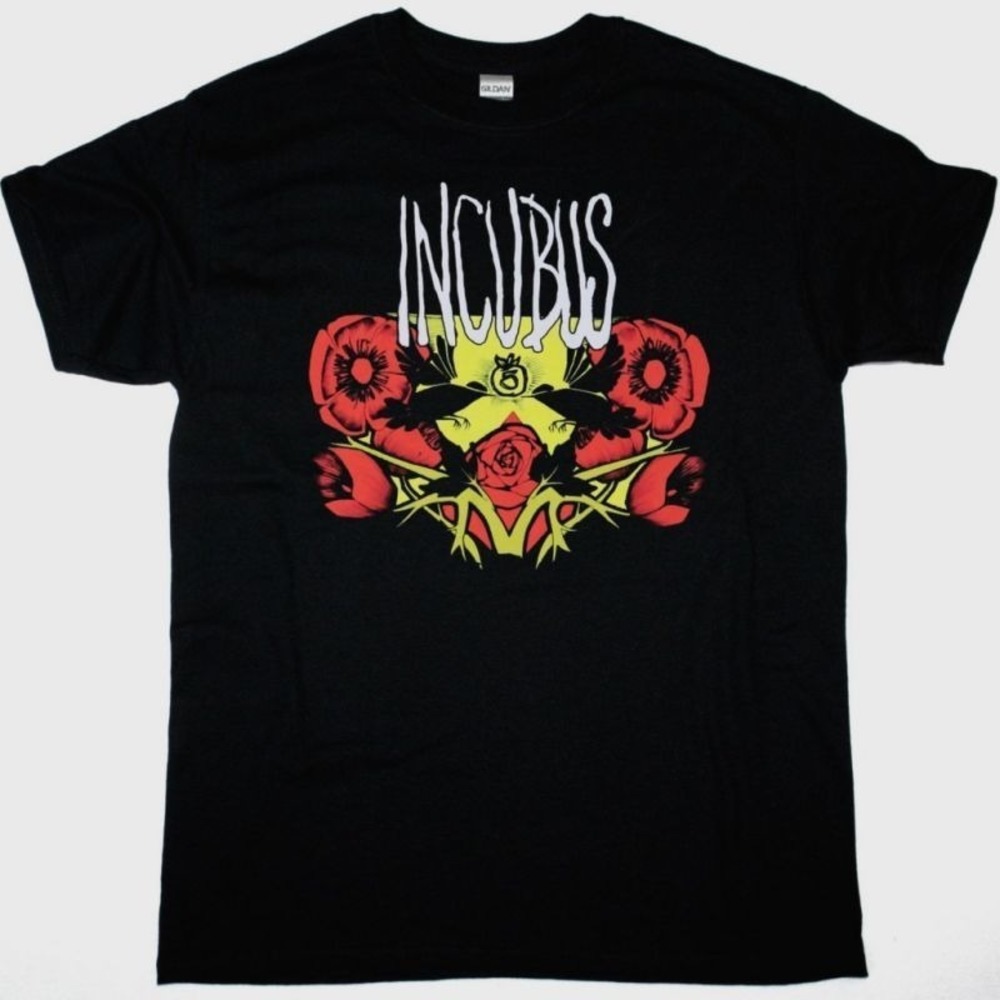 INCUBUS TOUR 2004 NEW  BLACK T-SHIRT